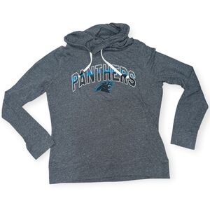 Carolina Panthers Crowl Neck Hoodie NFL Apparel Women's Size Large NFL Tag